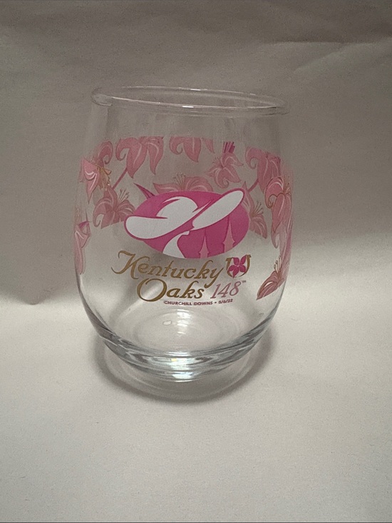 Kentucky Derby Other - The Kentucky Oaks 148 stemless wine glass 15oz
